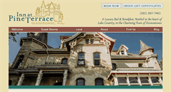 Desktop Screenshot of innatpineterrace.com